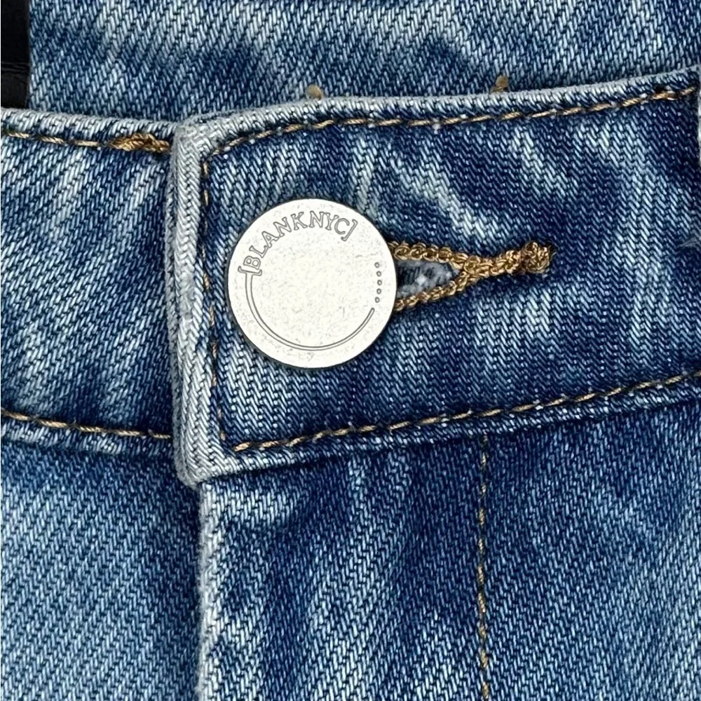 Blank NYC NWT Jeans Throwback Landscape Crop High Rise‎ Festival Hippie Sz 24 - Picture 7 of 14